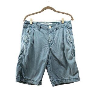 American Eagle Classic Fit Chino Shorts Mens Size 30 Light‎ Blue 10'' Inseam